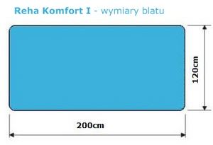 STÓŁ REHABILITACYJNY - Reha Komfort I